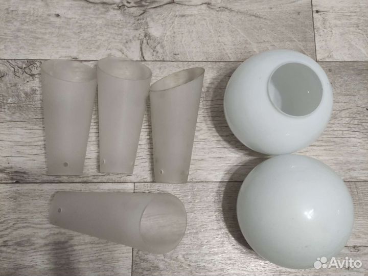 Плафоны для люстры стеклянные