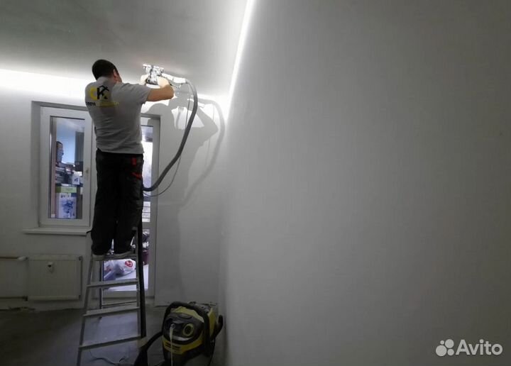 Ремонт квартир поклейка обоев шпаклевка штукатурка