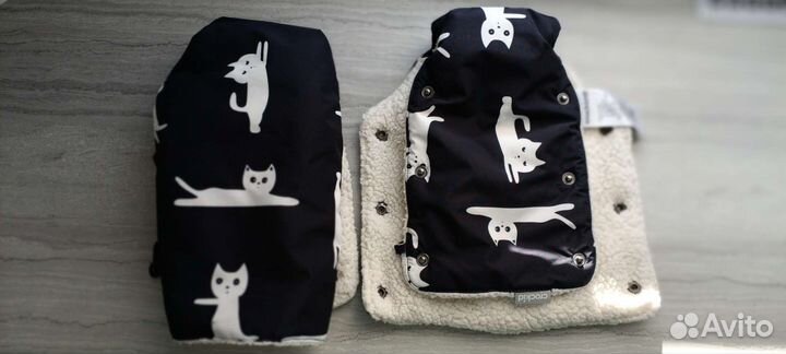 Рукавицы на коляску зимние Crockid