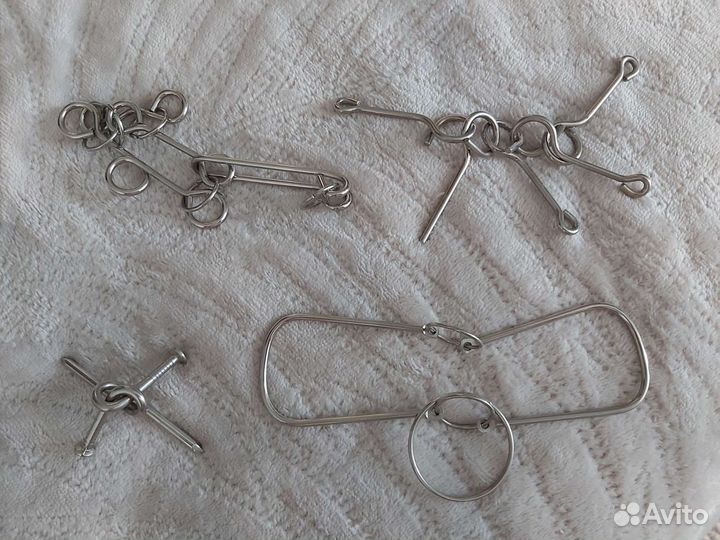 Головоломки металлические СССР и новые