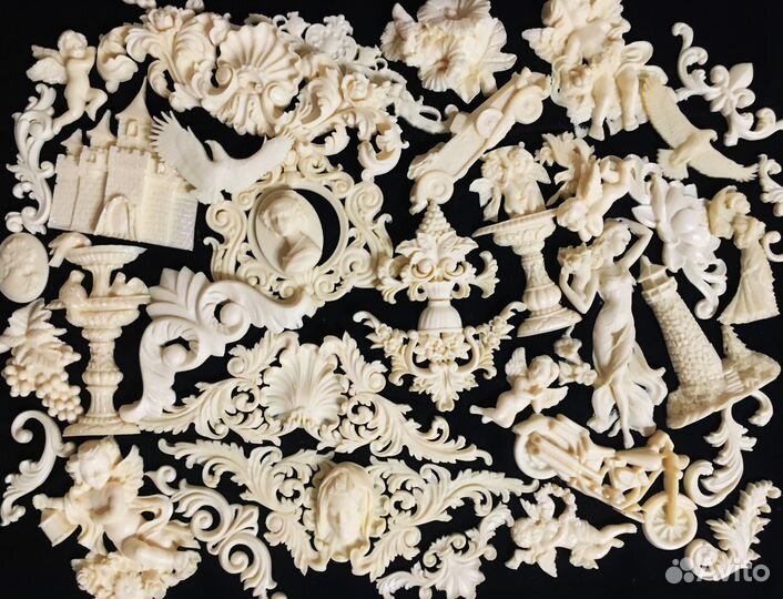 Декоративные элементы (отливки) для творчества