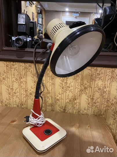 Лампа настольная времен СССР