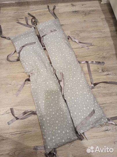 Бортики+простыни+карман для мелочей