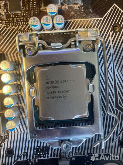 I5-7500 + msi h110m pro-d