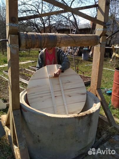 Чистка,ремонт колодцев,скобирование,замазка