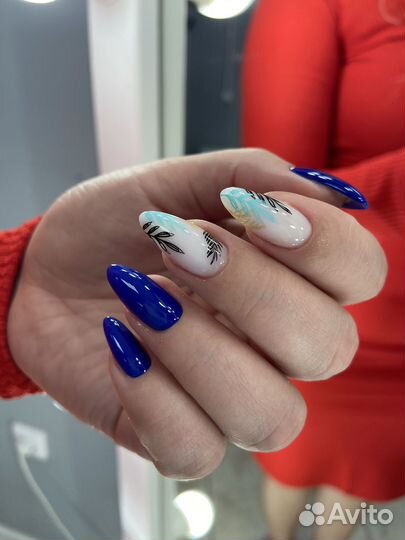 Маникюр с покрытием и укреплением