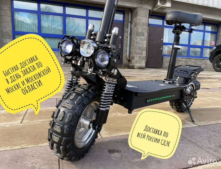 Внедорожный электросамокат kugoo m5 новый мощный