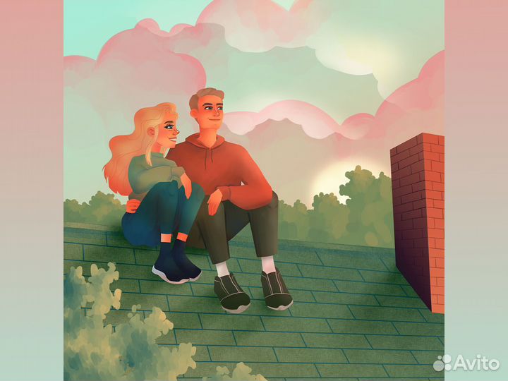 Рисунки на заказ арты иллюстрация