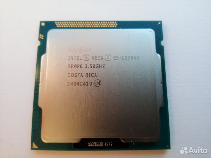 Xeon E3 1270v2 (аналог intel i7 3770) 1155 3500мгц