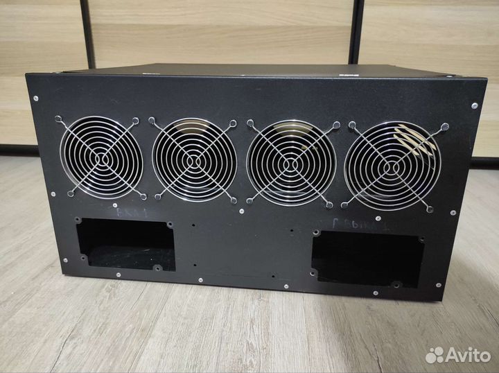 Корпус закрытый для майнинг фермы на 6, 8 карт