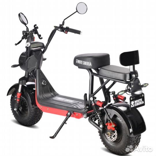 Электроскутер white siberia mini R 2.0 1200W