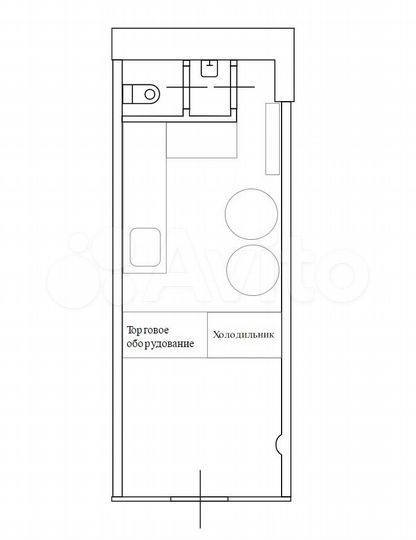 Арендный бизнес, 10.5 лет окупаемости, 22 м²