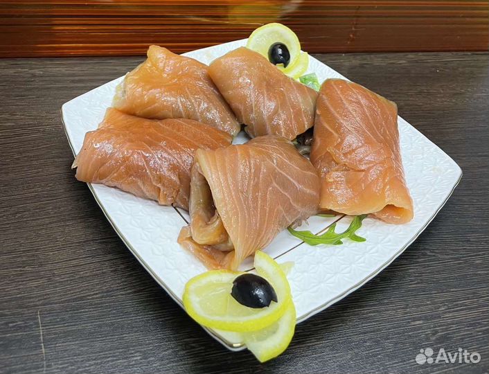 Кусочки семги с/с