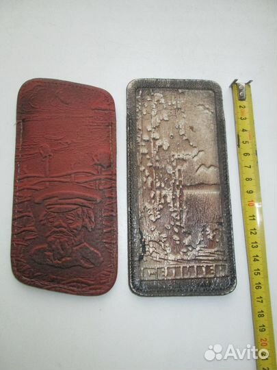 Очечник,чехол,футляр для очков- 2 шт вместе, СССР
