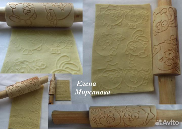 Фигурные скалки для теста