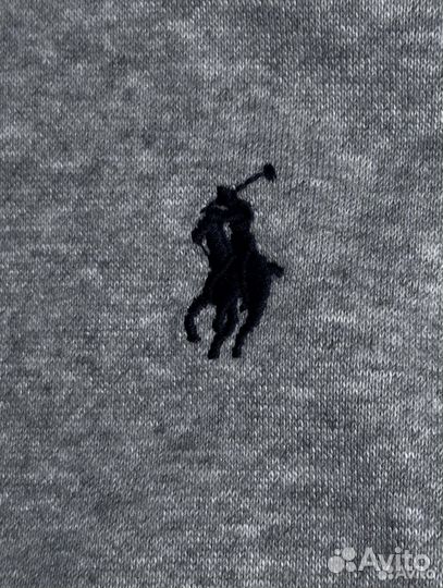 Polo ralph lauren зип худи серая