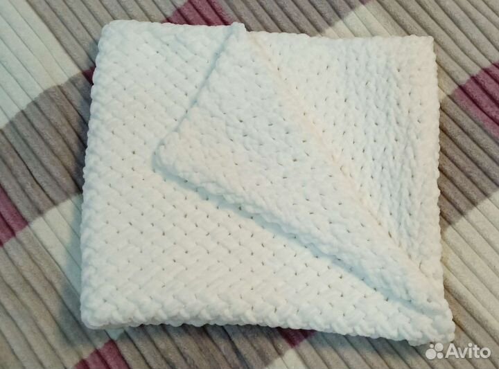 Детский плюшевый плед 85*85