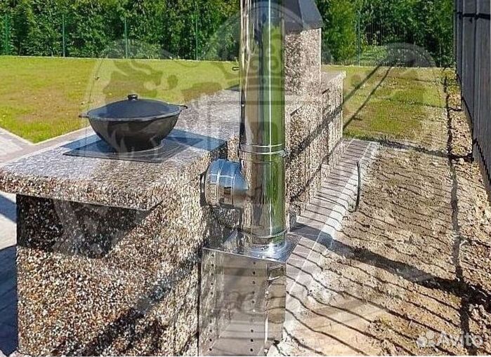 Барбекю комплекс из мрамора и Габро-диабазза