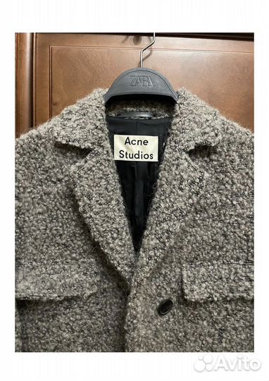 Шуба пальто тедди Acne studios оригинал