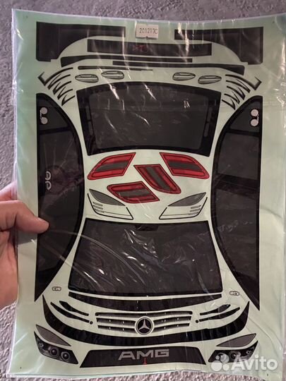 Кузов 1/10 для RC модели Mercedes AMG под карбон