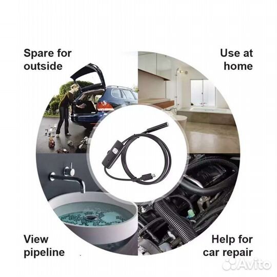 Камера Эндоскоп Usb для телефона и компьютера