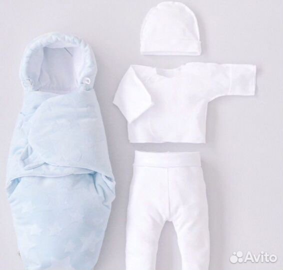 Конверт кокон на выписку