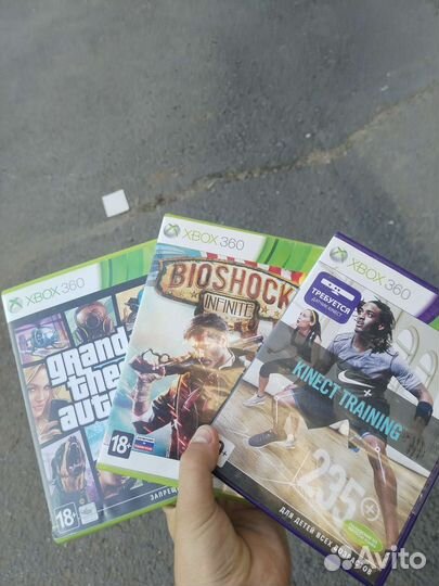 Диски на xbox 360 GTA5, bioshok infiniti и ещё