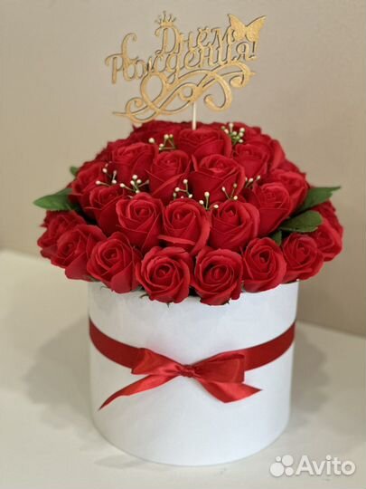 Букет из мыльных роз/ розы из мыла/ пенные розы