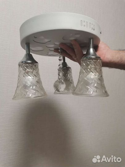 Люстра потолочная бу