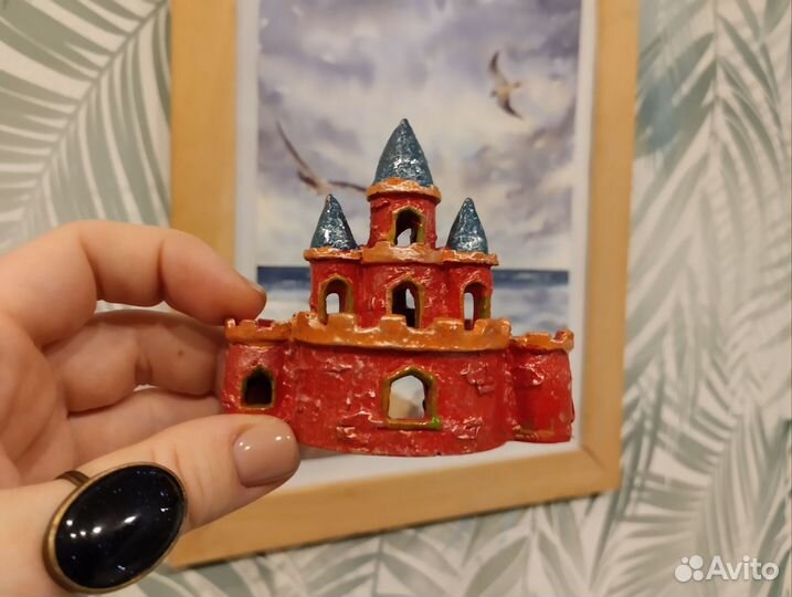 Украшение для аквариума в виде замка