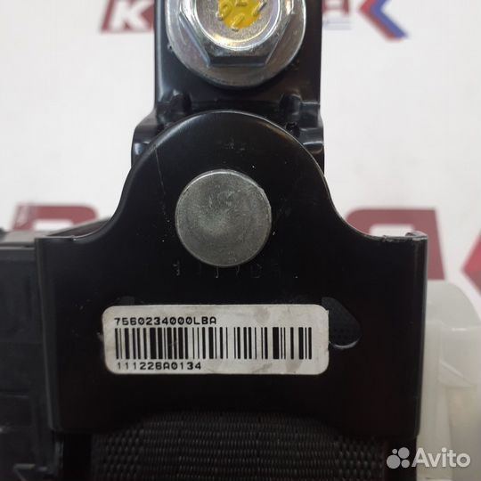 Ремень безопасности задний правый ssangyong actyo