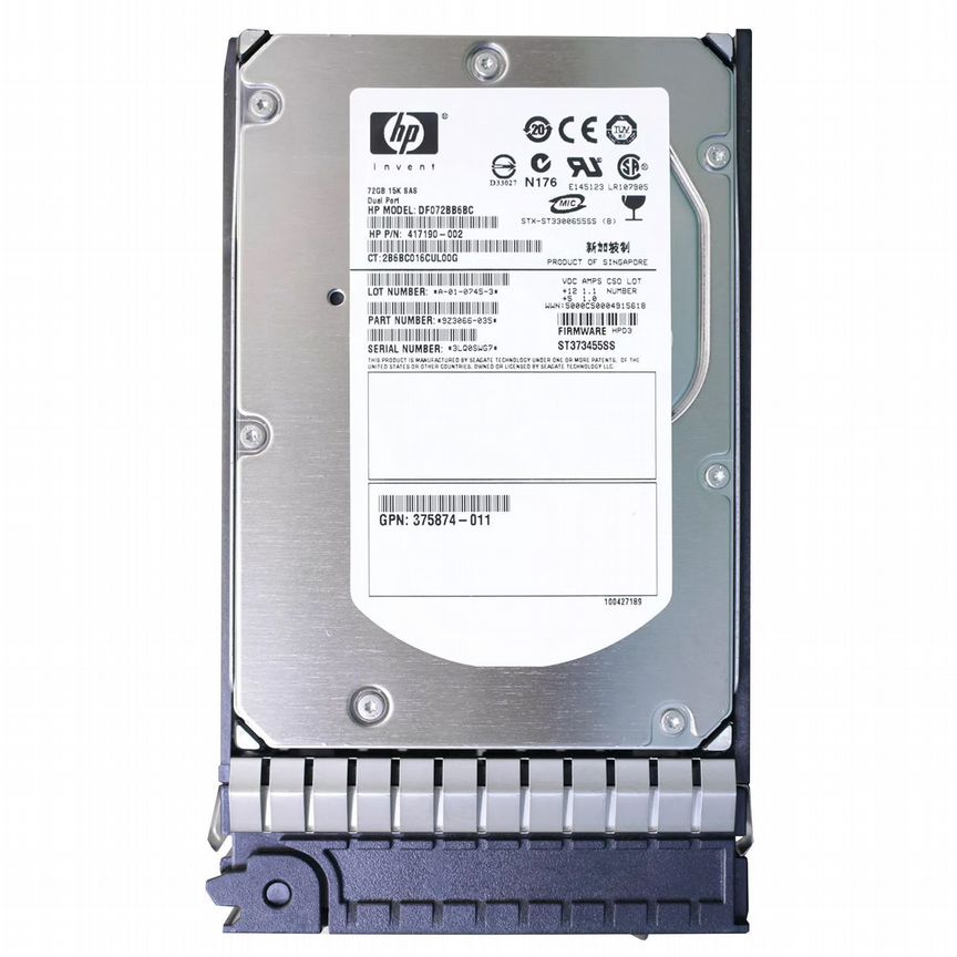 [DF072BB6BC] Жесткий Диск Hp 72gb Sas 3,5" Hdd Df072bb6bc