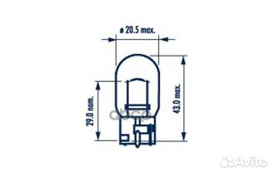 Лампа W21 12V narva 17632 17632 Narva