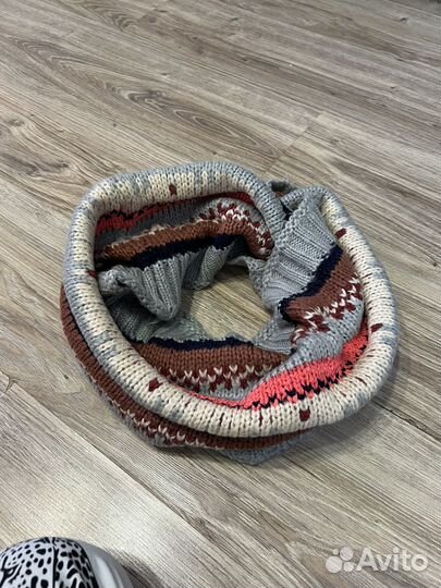 Шарф снуд вязаный