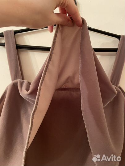 Платье бархатное (ASOS)