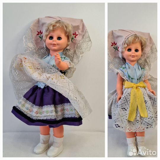 Кукла немецкая ГДР Шпреевальд коллекционная