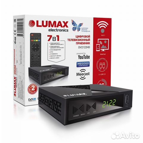 Lumax DV2121HD Цифровой телевизионный приемник купить в Москве ...
