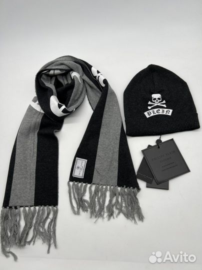 Комплект шапка и шарф Philipp Plein Junior 3-6 лет