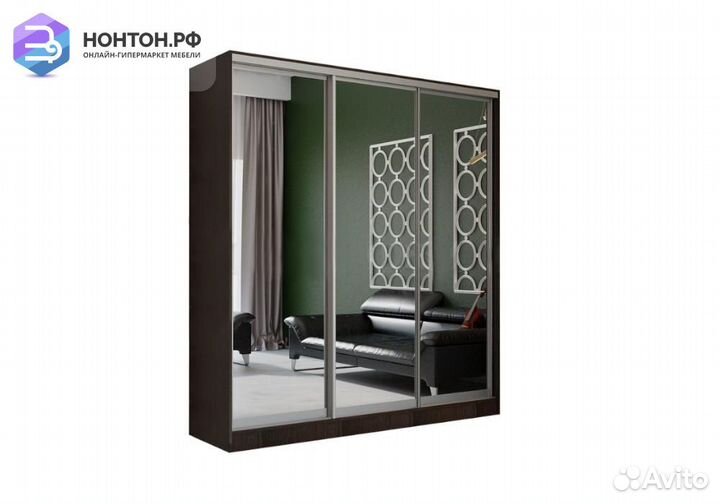 Шкаф-купе Тринити-8 венге