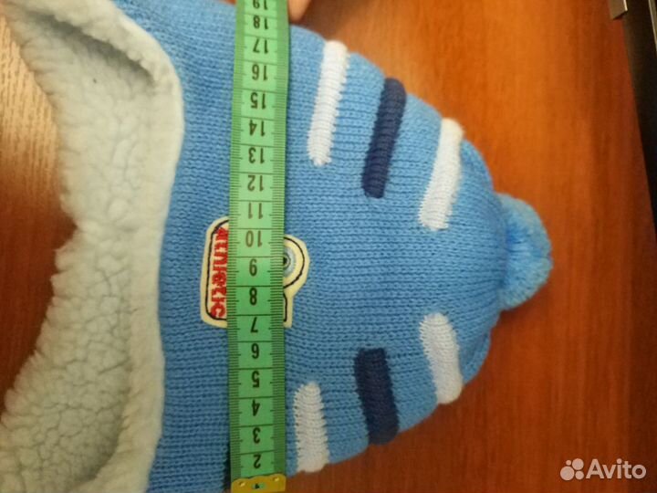 Зимняя шапка на малыша