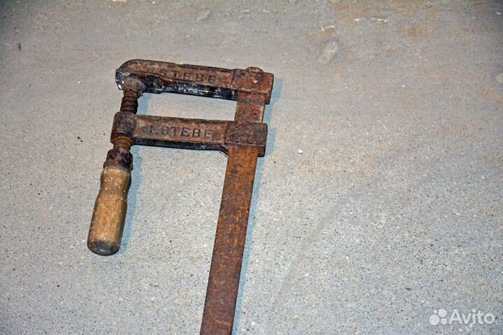 Струбцина старинная немецкая Estebe