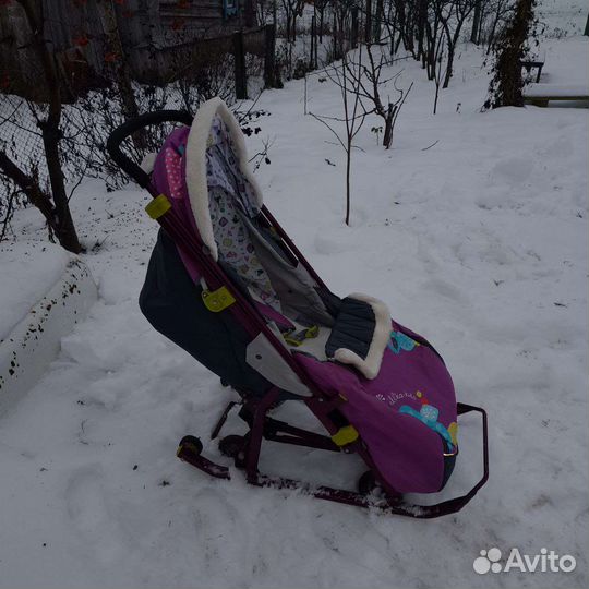 Детские санки коляска бу