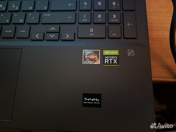 Игровой ноутбук HP Victus Ryzen 5 6600h RTX3050 ti