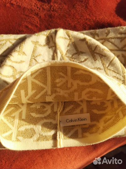 Шапка с шарфом