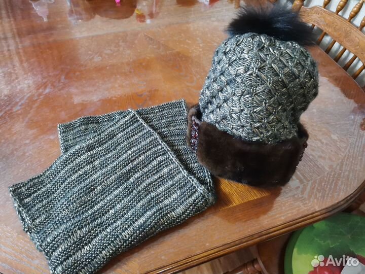 Шапка зимняя женская