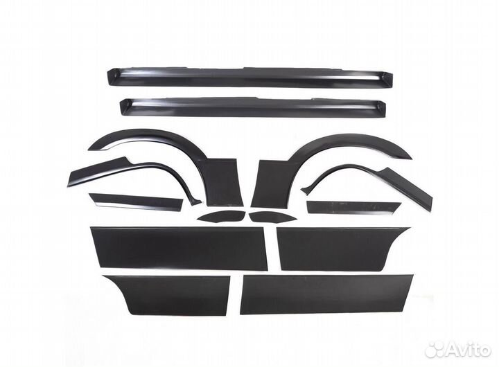 Накладки на пороги и двери газ-3110, 31105 