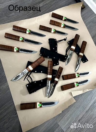 Ножи охотничьи якутские кованные 110х18мшд