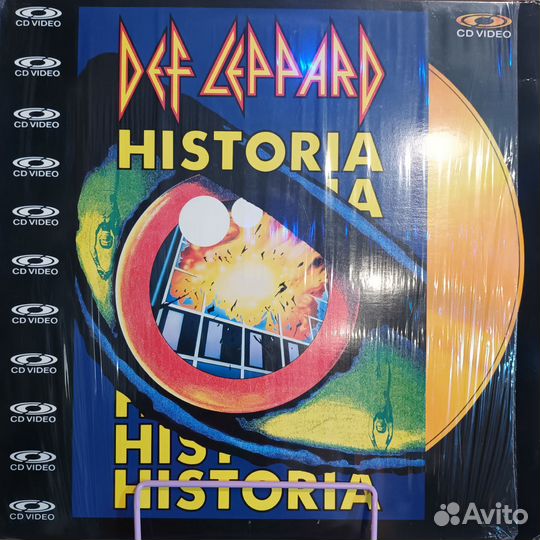 Laserdisc LD Def Leppard Historia