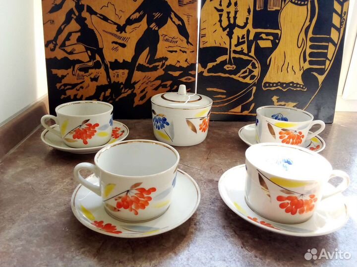 Сервизы, пары чайные СССР, Польша, Югославия