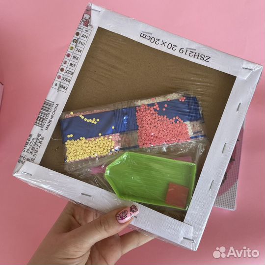 Алмазная мозаика Kuromi и My Melody